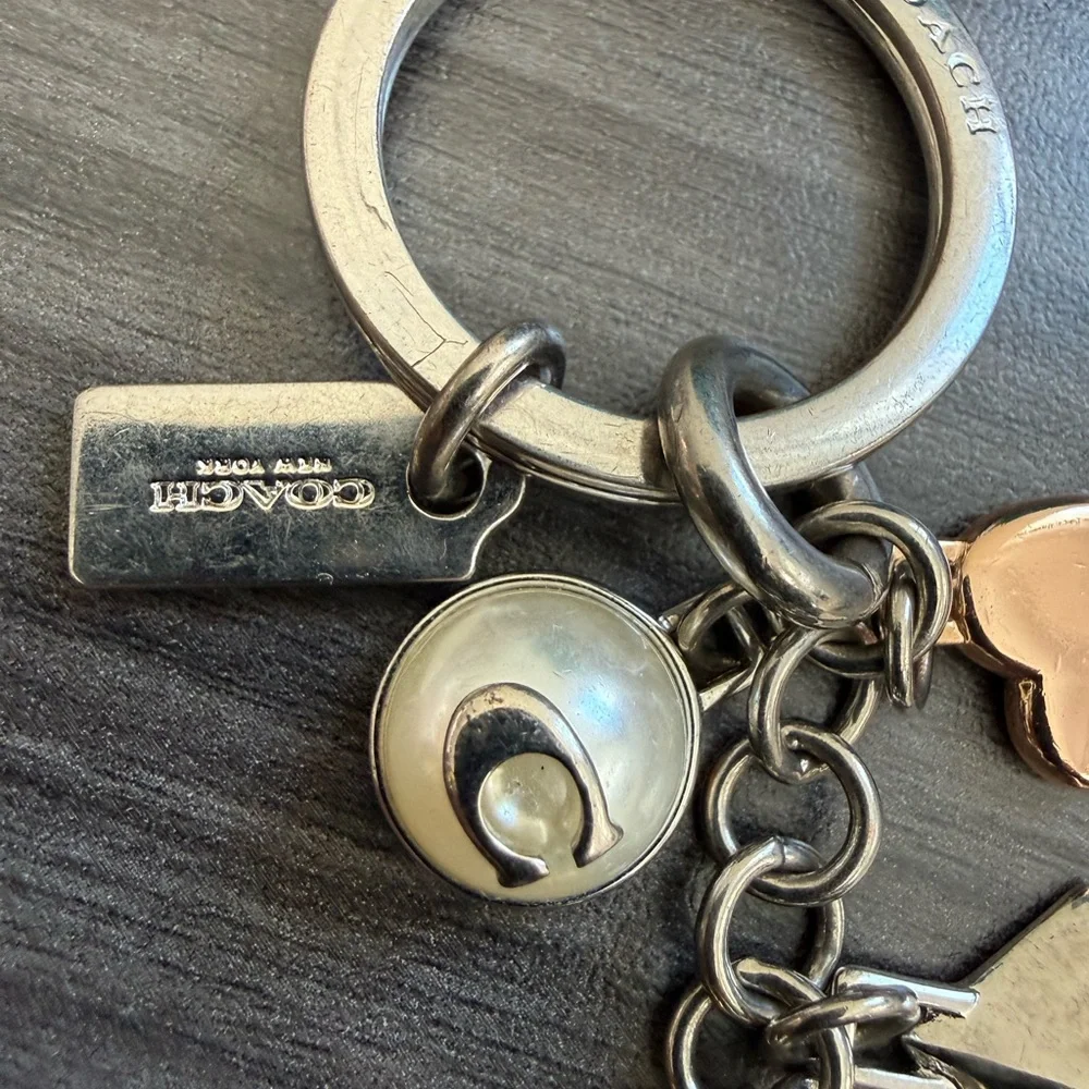 Coach Multi-Charm Keychain – New Without Tags 🖤